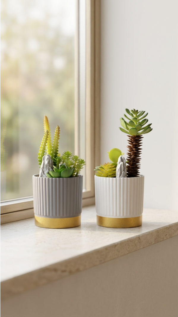Artificial Decorative Plant – Compact Greenery for Elegant Spaces