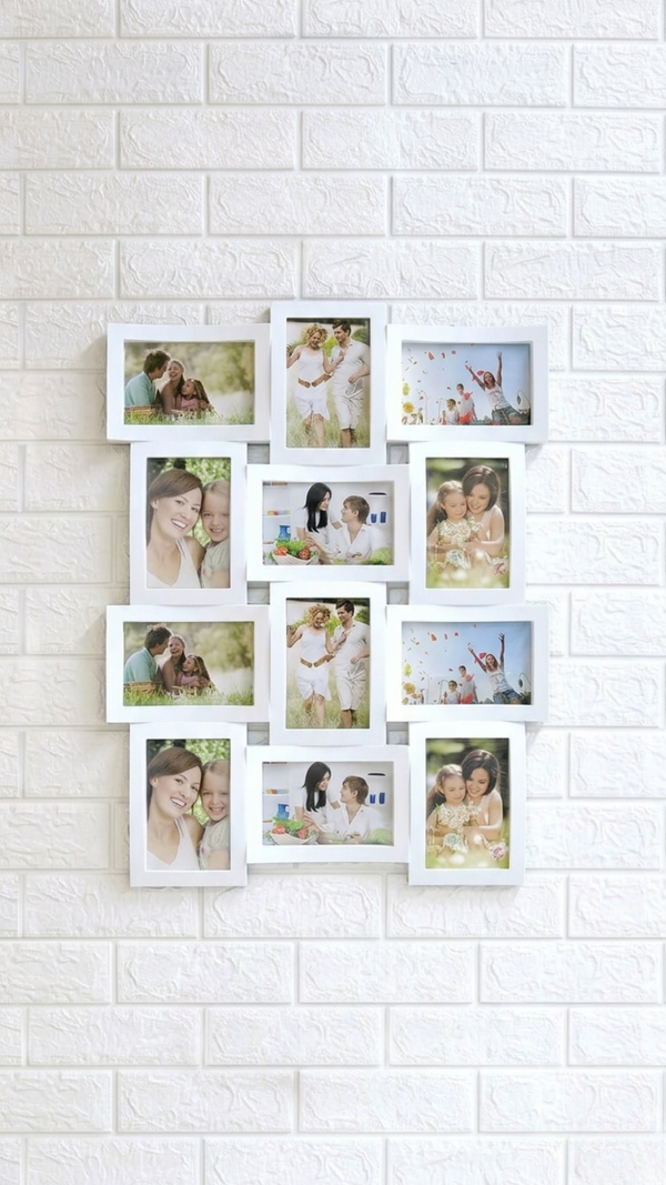 Large Family Photo Frame – 12 Photo Collage Wall Display