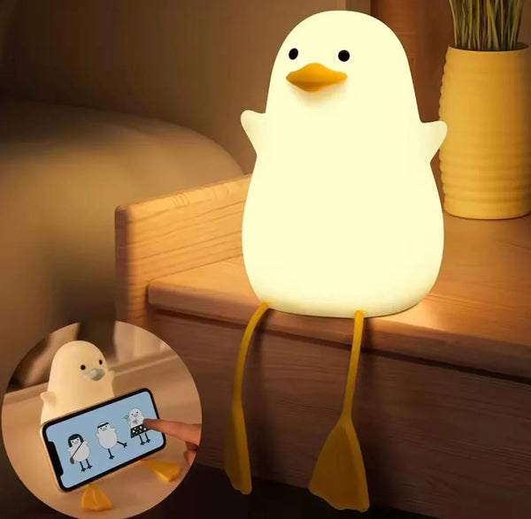 Electric Duck LED Lamp with Mobile Holder – Cute &amp; Functional Decorative Light