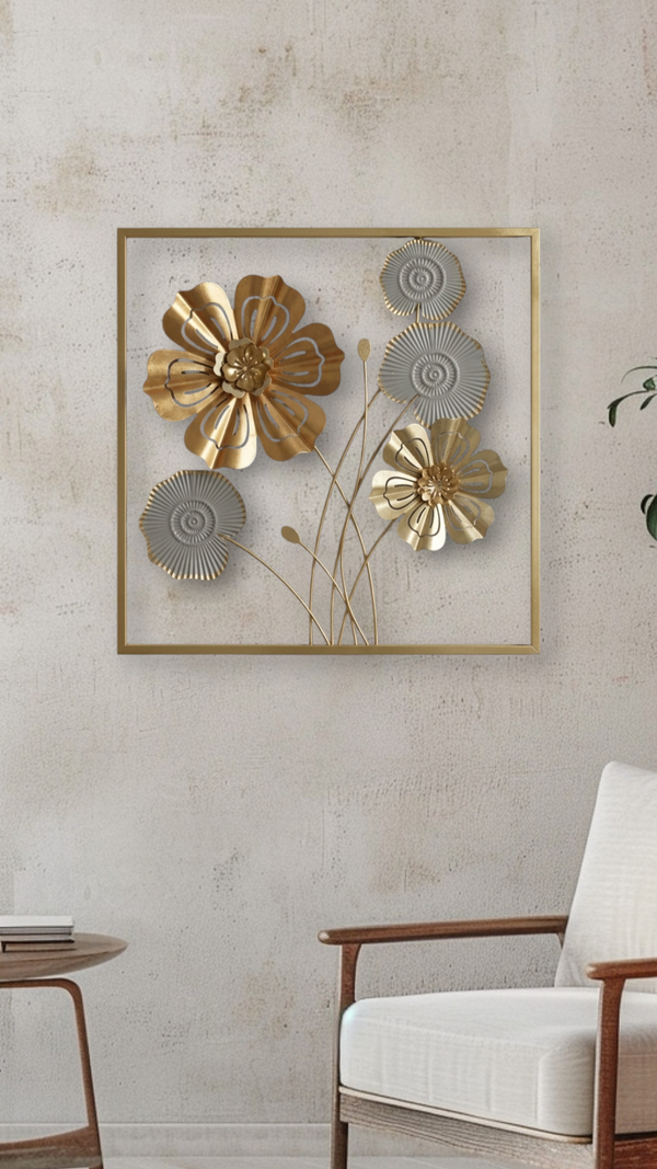 3D Floral Decoration Wall Art
